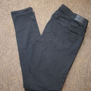 American Eagle Black Ripped Skinny Jeans
